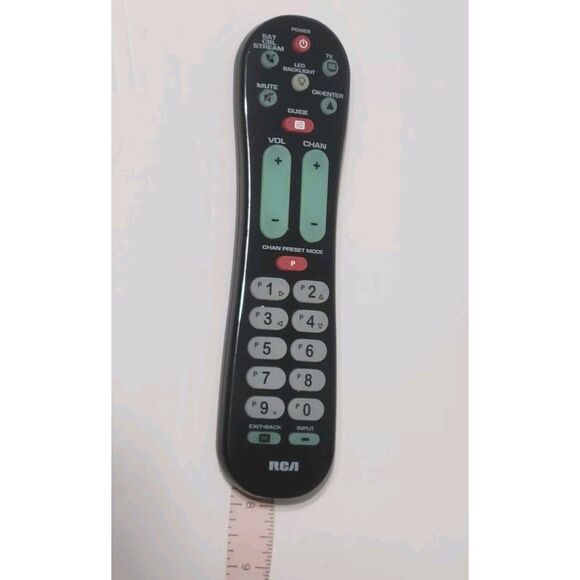 RCA 2-DEVICE UNIVERSAL Remote Control RCRPS02GR Big Button Device Tested Works - Picture 7 of 7
